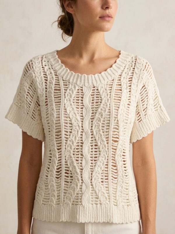 Camiseta crochet