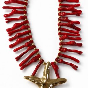 Collar rojo estrella
