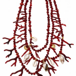 Collar triple conchas