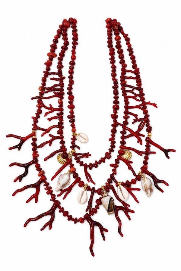 Collar triple conchas