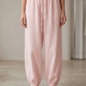 Pantalón bombacho lino