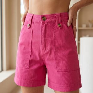 Pantalón corto rosa