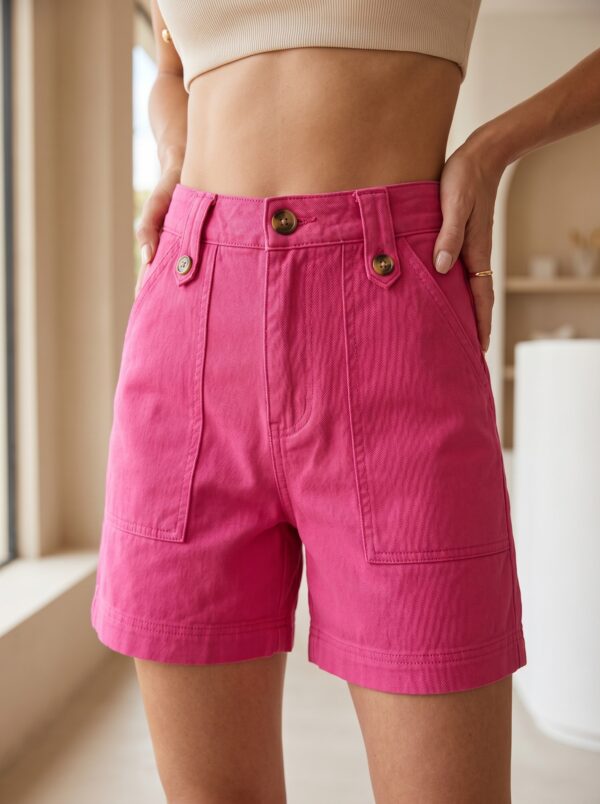 Pantalón corto rosa