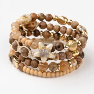 Pulsera abalorios coffee