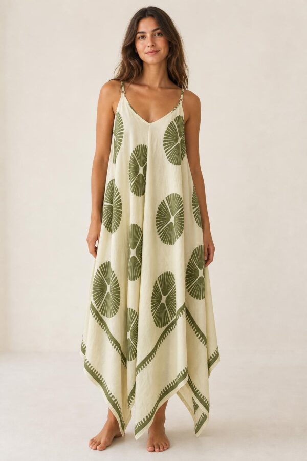 Vestido verde - modelo