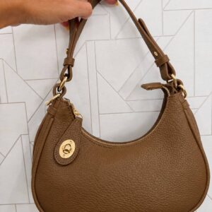 Bolso León en color marrón taupe