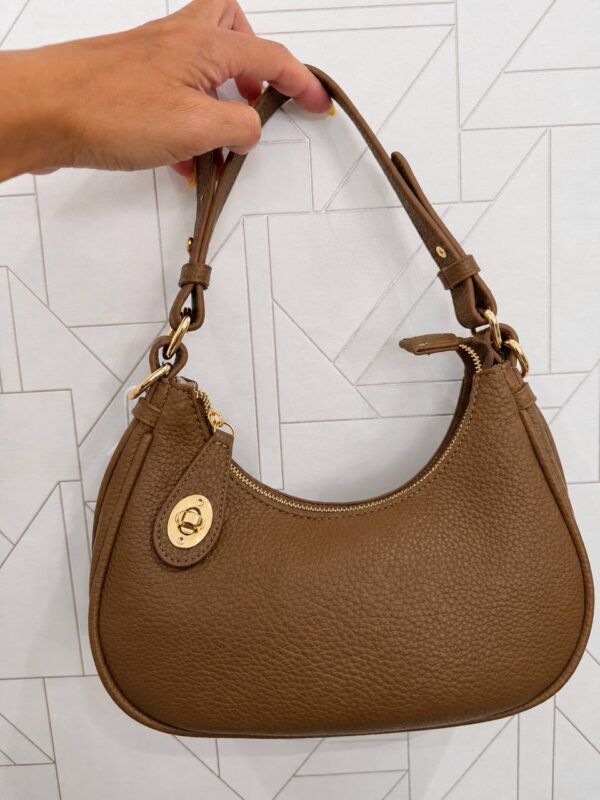 Bolso León en color marrón taupe