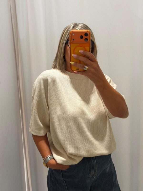 Camiseta Claudia beige