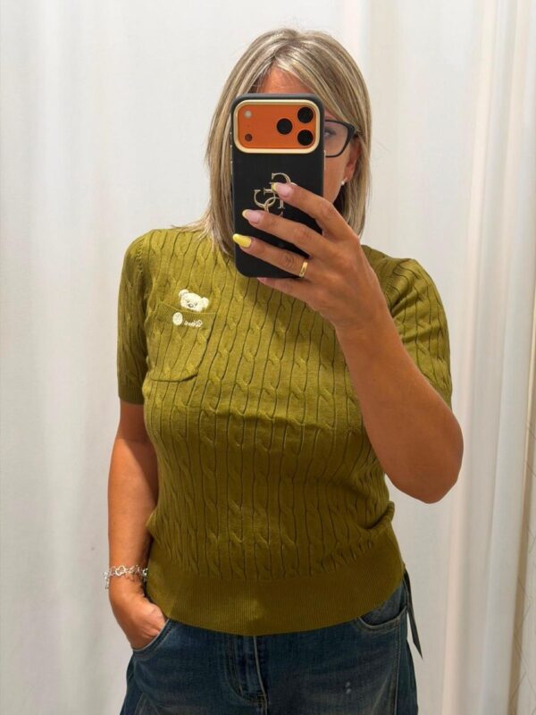 Jersey Teddy verde oliva