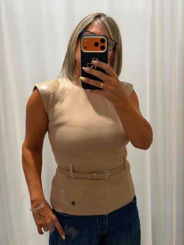 Top Lorena beige