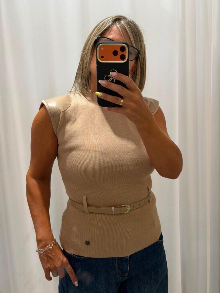Top Lorena beige